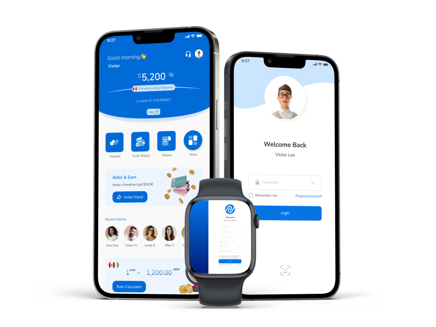 NomisSwitch branded mobile app on iOS